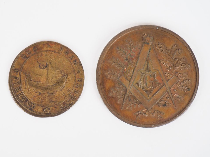 Médaille maçonnique, Orient de Fontainebleau loge de "Napoléon le gran