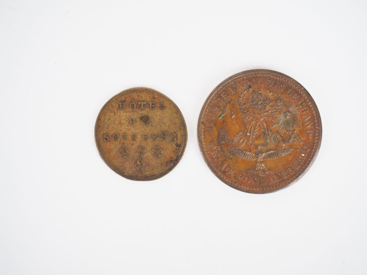 Médaille maçonnique, Orient de Fontainebleau loge de "Napoléon le gran