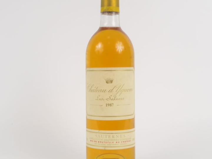 1 BOUTEILLE CHÂTEAU D'YQUEM 1er CCS SAUTERNES - 1987 - BG