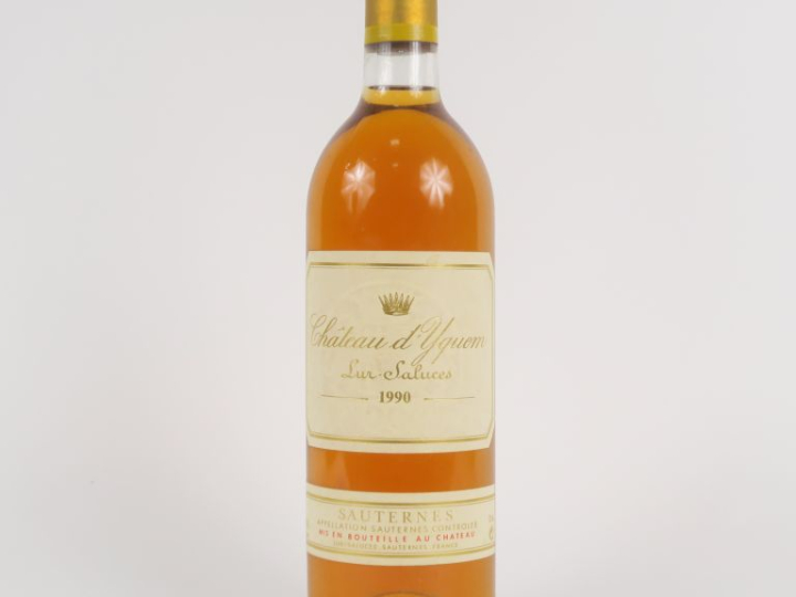 1 BOUTEILLE CHÂTEAU D'YQUEM 1er CCS SAUTERNES - 1990