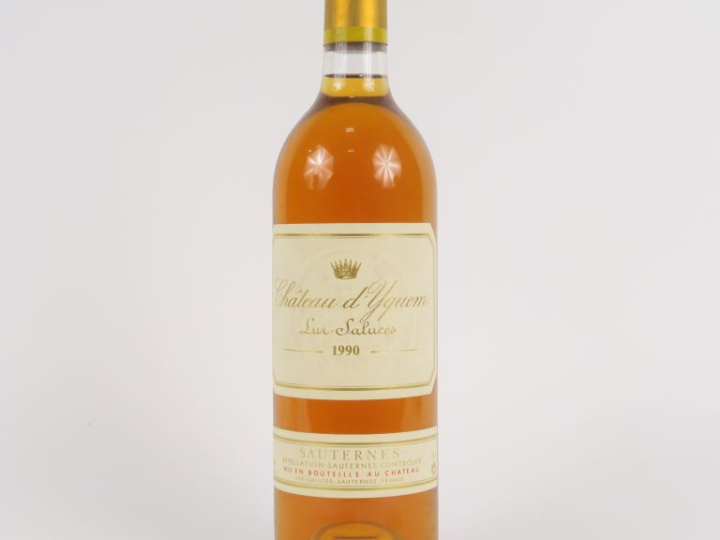 1 BOUTEILLE CHÂTEAU D'YQUEM 1er CCS SAUTERNES - 1990