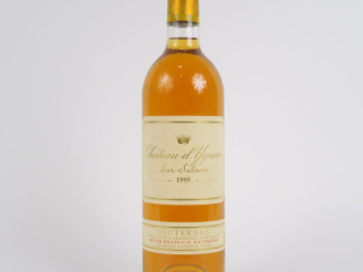 Vente aux enchères 1 BOUTEILLE CHÂTEAU D'YQUEM 1er CCS SAUTERNES - 1995