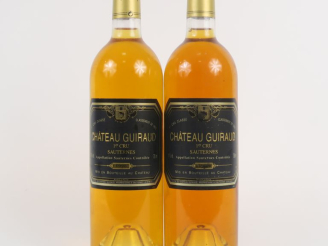 Vente aux enchères 2 BOUTEILLES CHÂTEAU GUIRAUD 1er CC SAUTERNES - 1997