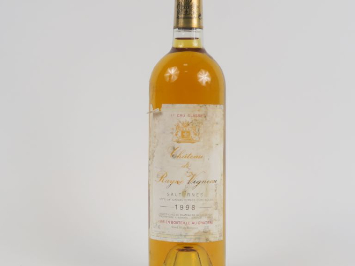 1 BOUTEILLE CHÂTEAU DE RAYNE VIGNEAU 1er CC SAUTERNES - 1998 - EA