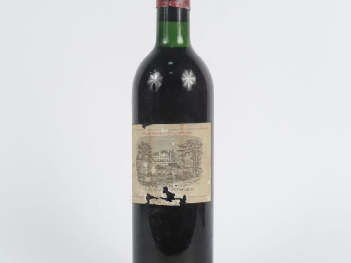 1 BOUTEILLE CHÂTEAU LAFITE ROTHSCHILD 1er GCC PAUILLAC - 1965 - BG/EA/