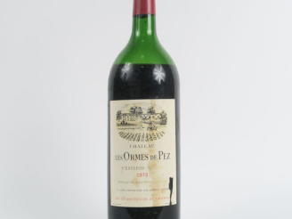 Vente aux enchères 1 MAGNUM CHÂTEAU LES ORMES DE PEZ ST ESTEPHE - 1973 - BEP/CAPS AB
