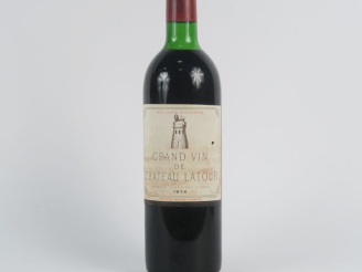 Vente aux enchères 1 BOUTEILLE CHÂTEAU LATOUR 1er GCC PAUILLAC - 1974 - LB/ELTF