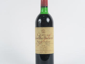 Vente aux enchères 1 BOUTEILLE CHÂTEAU LÉOVILLE POYFERRÉ ST JULIEN - 1978 - HEP/EF