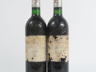 Vente aux enchères 2 BOUTEILLES CHÂTEAU PAPE CLÉMENT GCC GRAVES - 1985 - BG/EA