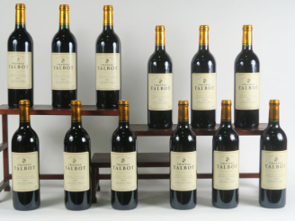 Vente aux enchères 12 BOUTEILLES CHÂTEAU TALBOT GCC ST JULIEN 1995 - CBO