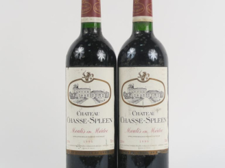 Vente aux enchères 2 BOUTEILLES CHÂTEAU CHASSE SPLEEN MOULIS - 1996