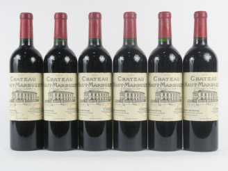 Vente aux enchères 6 BOUTEILLES CHÂTEAU HAUT MARBUZET ST ESTÈPHE - 2001