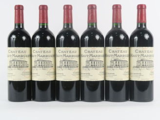 Vente aux enchères 6 BOUTEILLES CHÂTEAU HAUT MARBUZET ST ESTÈPHE - 2001