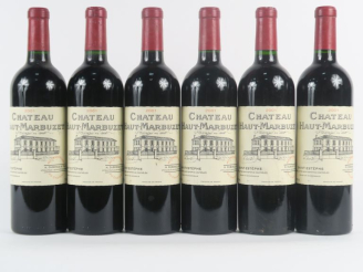 Vente aux enchères 6 BOUTEILLES CHÂTEAU HAUT MARBUZET ST ESTEPHE - 2001