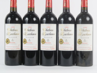 Vente aux enchères 5 BOUTEILLES CHÂTEAU HOURBANON CB ST ESTÈPHE - 2003