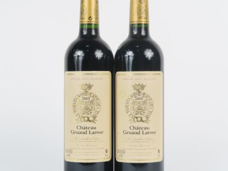 Vente aux enchères 2 BOUTEILLES CHÂTEAU GRUAUD LAROSE GCC PAUILLAC - 2005