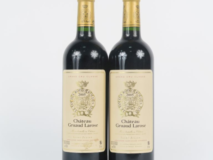2 BOUTEILLES CHÂTEAU GRUAUD LAROSE GCC PAUILLAC - 2005