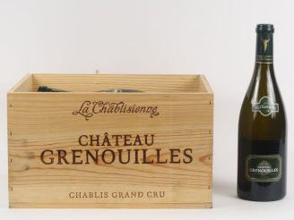 Vente aux enchères 6 BOUTEILLES CHABLIS GC 'CHÂTEAU GRENOUILLES' LA CHABLISIENNE - 2014 -