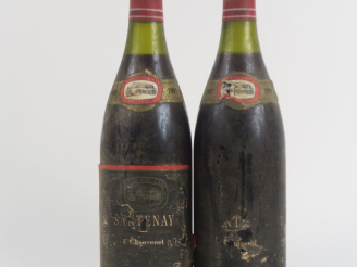 Vente aux enchères 2 BOUTEILLES SANTENAY F. CHAUVENET - 1985 - 1 SE/1 PRÉSUMÉE/BS