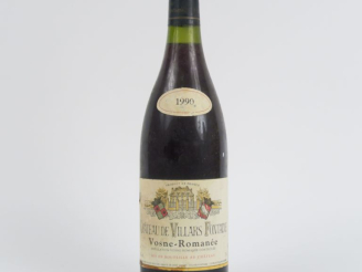 Vente aux enchères 1 BOUTEILLE VOSNE ROMANÉE CHÂTEAU DE VILLARS FONTAINE - 1990