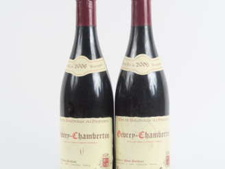 Vente aux enchères 2 BOUTEILLES GEVREY CHAMBERTIN BERTHAUT - 2006