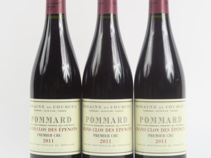 3 BOUTEILLES POMMARD 1er CRU 'GRAND CLOS DES EPENOTS' DOMAINE DE COURC