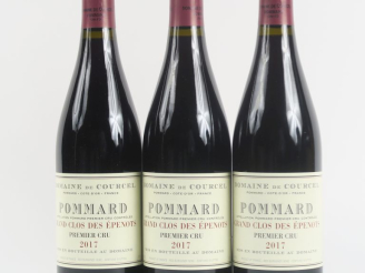 Vente aux enchères 3 BOUTEILLES POMMARD 1er CRU 'GRAND CLOS DES EPENOTS' DOMAINE DE COURC