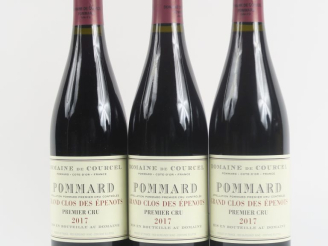 Vente aux enchères 3 BOUTEILLES POMMARD 1er CRU 'GRAND CLOS DES EPENOTS' DOMAINE DE COURC