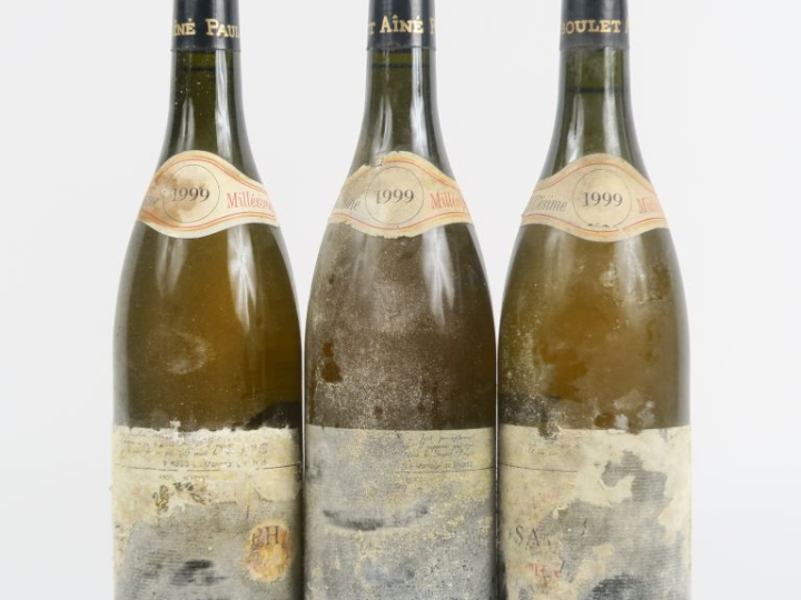 3 BOUTEILLES SAINT JOSEPH BLANC PAUL JABOULET AÎNÉ - 1999 - ETA