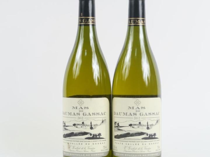 2 BOUTEILLES MAS DE DAUMAS GASSAC BLANC - 2012
