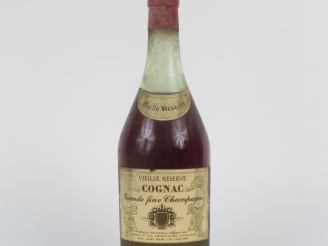 Vente aux enchères 1 BOUTEILLE COGNAC GRANDE FINE CHAMPAGNE 'VIEILLE RÉSERVE'