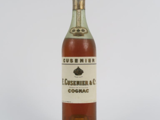 Vente aux enchères 1 VIEILLE BOUTEILLE COGNAC E. CUSENIER   CIE