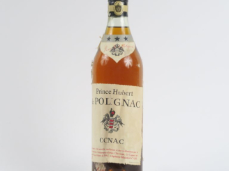 Vente aux enchères 1 BOUTEILLE COGNAC PRINCE HUBERT DE POLIGNAC - EA