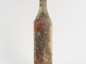 Vente aux enchères 1 BOUTEILLE COGNAC PRINCE HUBERT DE POLIGNAC - EA/PAPIER DE SOIR COLLÉ