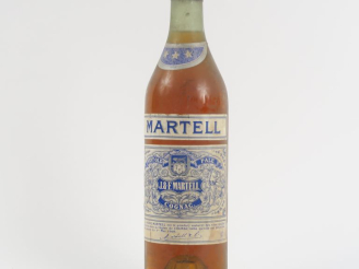 Vente aux enchères 1 VIEILLE BOUTEILLE COGNAC MARTELL *** - CAPS ÉTAIN/BS