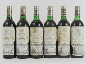 Vente aux enchères 6 BOUTEILLES RIOJA MARQUES DE RISCAL : 2 de 1987 - 2 de 1990 - 2 de 19