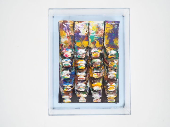 Fernandez ARMAN (1928-2005) "Tubes de peinture" Accumulation de tubes 
