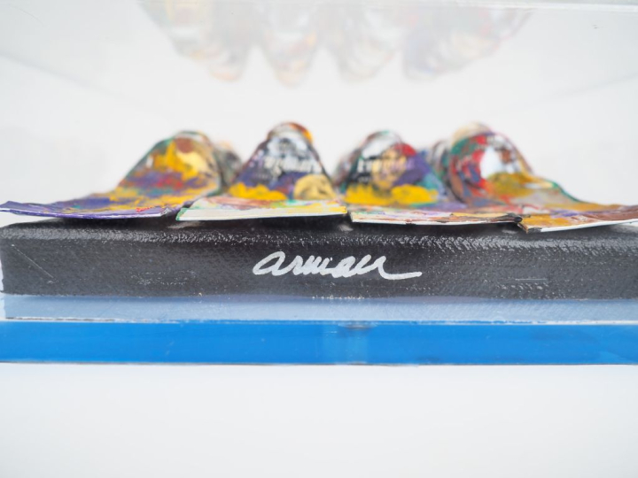 Fernandez ARMAN (1928-2005) "Tubes de peinture" Accumulation de tubes 