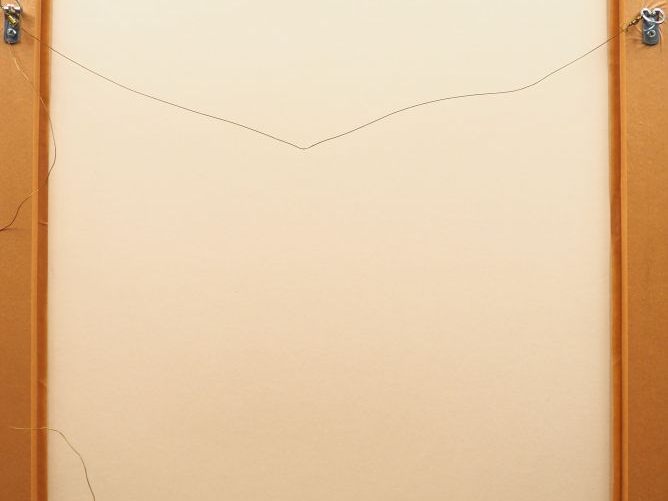 Philippe PASQUA (Né en 1965) "Autoportrait" Technique mixte sur papier