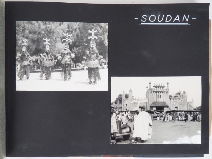 Superbe album de 218 photographies noir et blanc titré "la gendarmerie