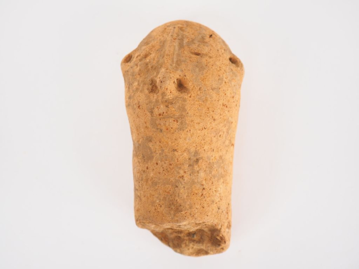 Petite tête Bura, Asinda Sikka (?), Niger Terre cuite à engobe ocre H.