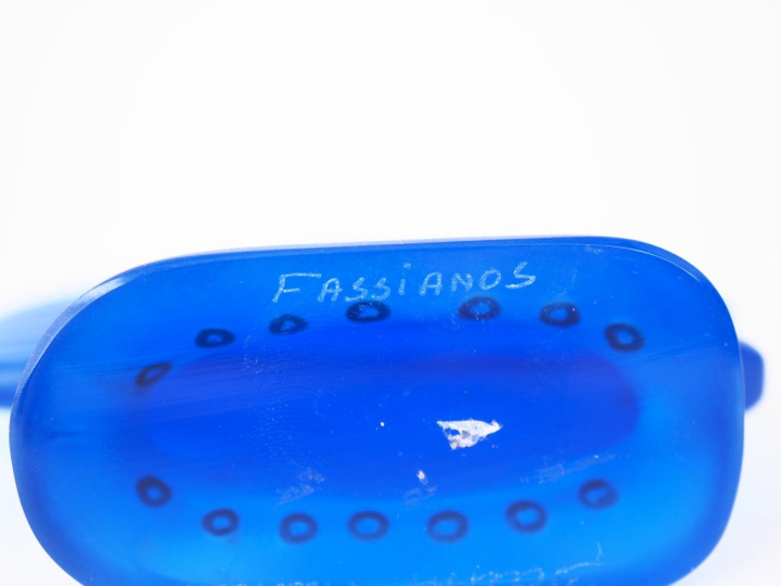 DAUM France. Par Fassianos "portrait d'homme de profil".  Sujet en cri