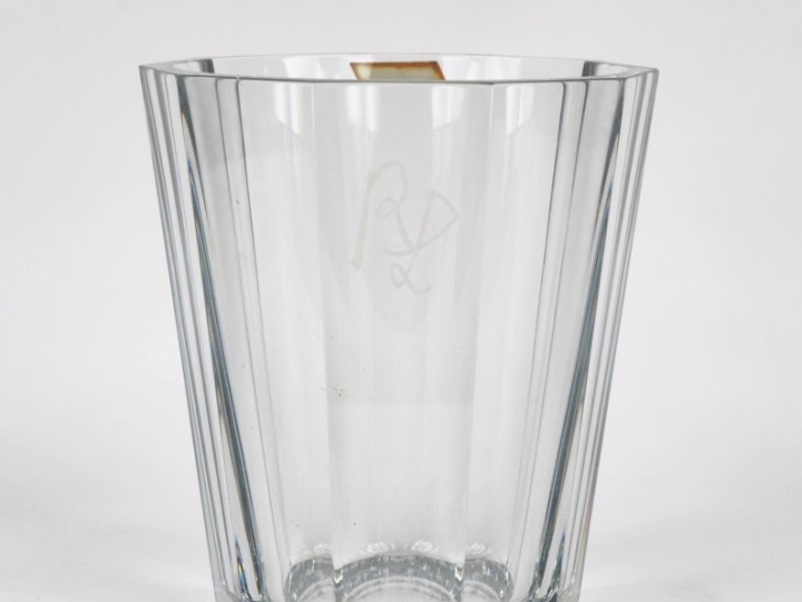 René LALOU pour BACCARAT. Seau à champagne en cristal, cuvée Mumm René