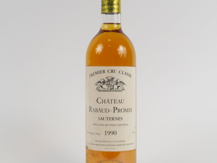 1 BOUTEILLE CHÂTEAU RABAUD PROMIS 1er CC SAUTERNES - 1990
