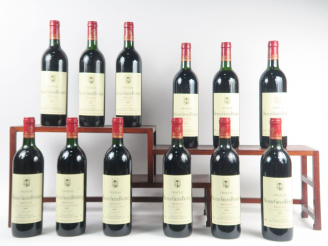 Vente aux enchères 12 BOUTEILLES CHÂTEAU BRANAS GRAND POUJEAUX MOULIS - 1987 - CBO - BG à