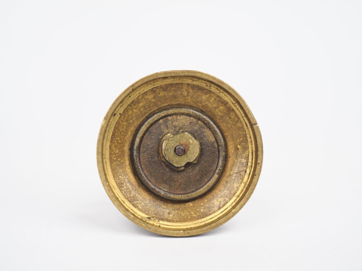 Ecole française XIXème. "Bucheron du Moyen-âge". Sujet en bronze. H. 1