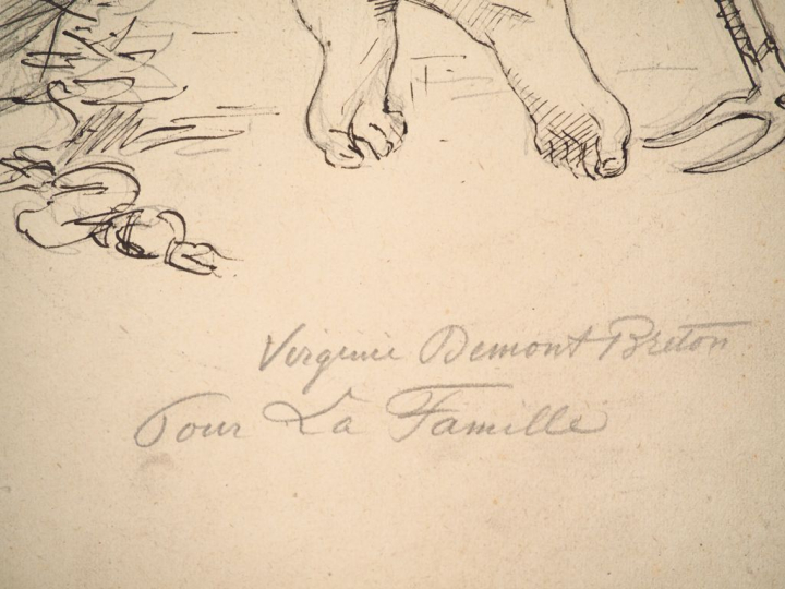 Virginie DEMONT-BRETON. "Etude, pour la famille, couple avec enfant". 