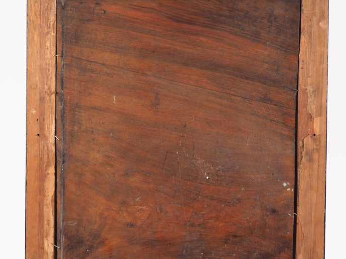 MONTICELLI.  "Elégantes dans un parc" Huile sur panneau d'acajou, sign