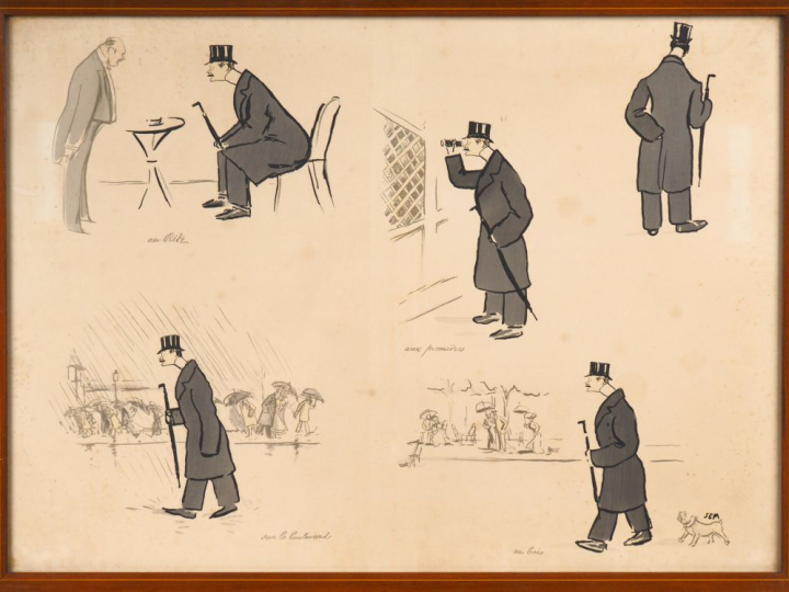 SEM.  2 lithographies en pendant.