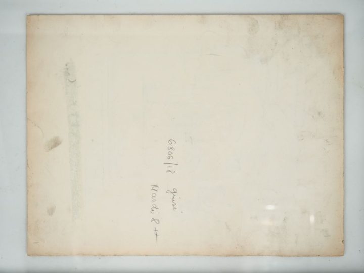 SEMPE.  "Fais attention, Charles"  Encre et crayon Dim. 32.5 x 24,5 cm